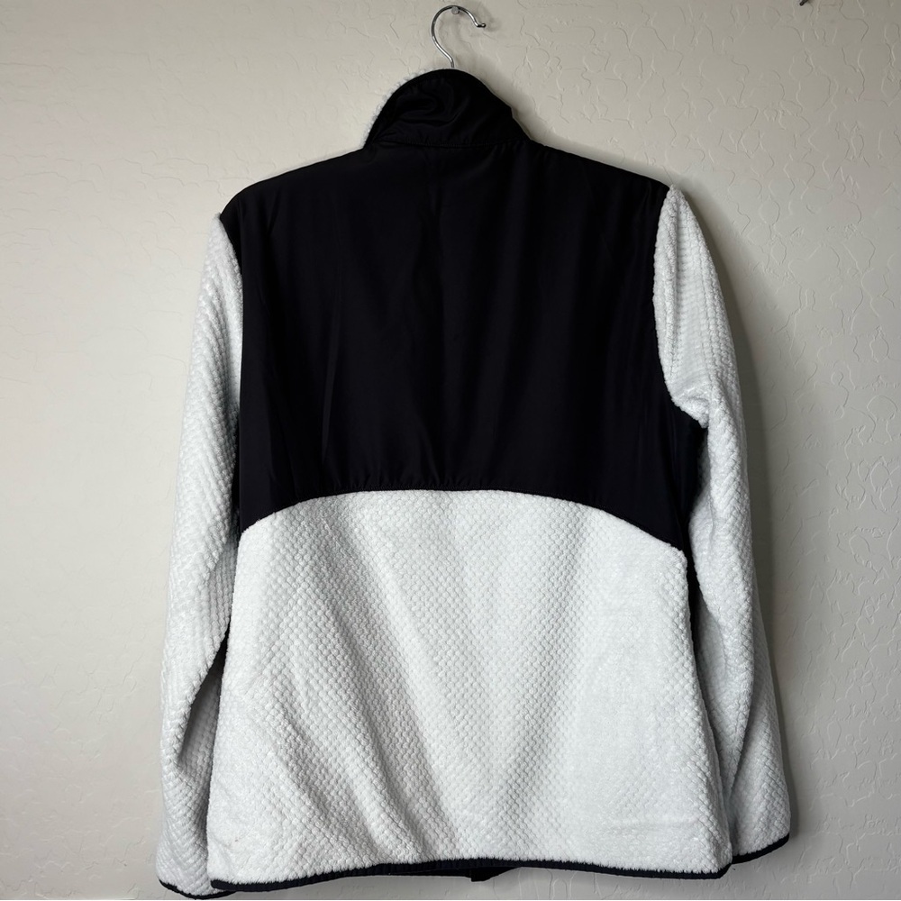 Fila Sport White/Gray Faux Fur Jacket Size Large - Picture 5 of 8